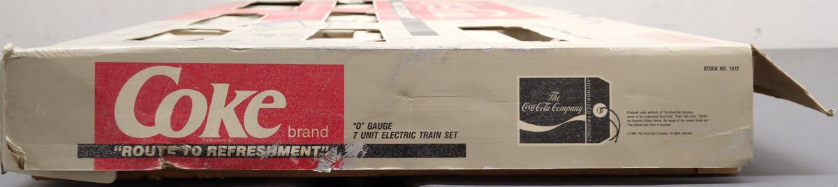 K-Line K1312 Coca-Cola O Gauge Diesel Freight Train Set VG/Box