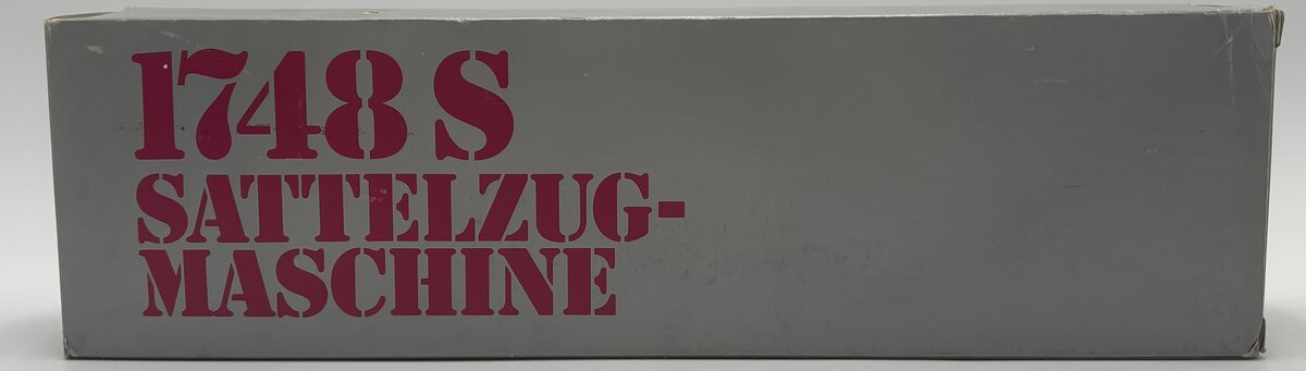 NZG 313 1:43 Mercedes 1748S Semi Tractor Truck w/Trailer - Mirror Finish EX/Box