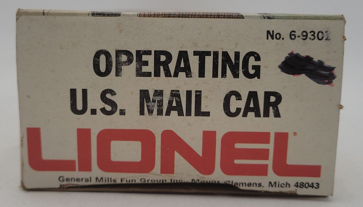 Lionel 6-9301 O Gauge US Mail Operating Boxcar #9301 VG/Box