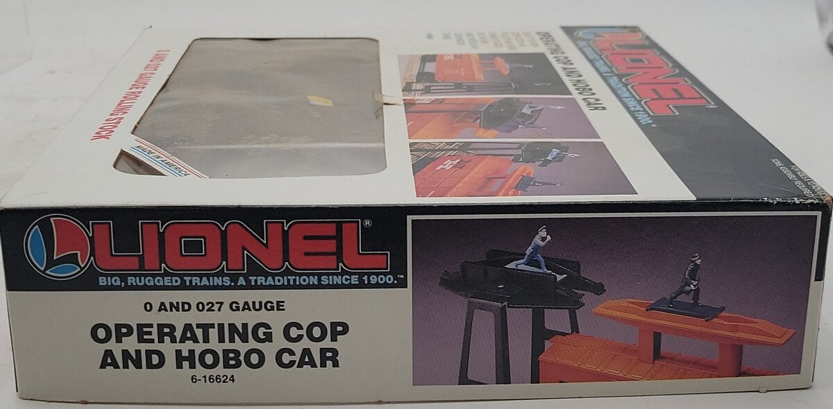 Lionel 6-16624 O Gauge New Haven Cop and Hobo Car VG/Box