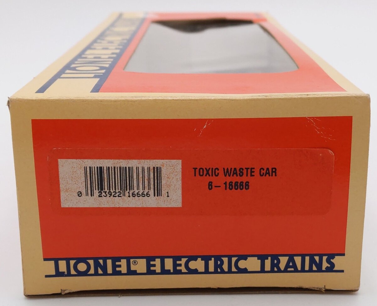 Lionel 6-16666 O Gauge Lionel Toxic Waste Car LN/Box
