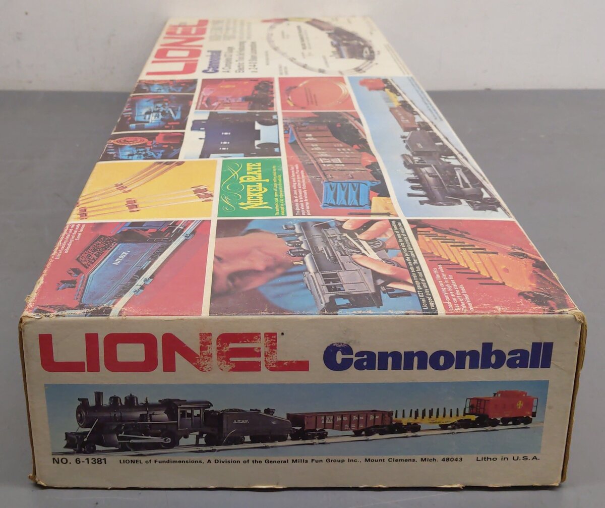 Lionel 6-1381 O Gauge AT&SF Cannonball Train Set EX/Box