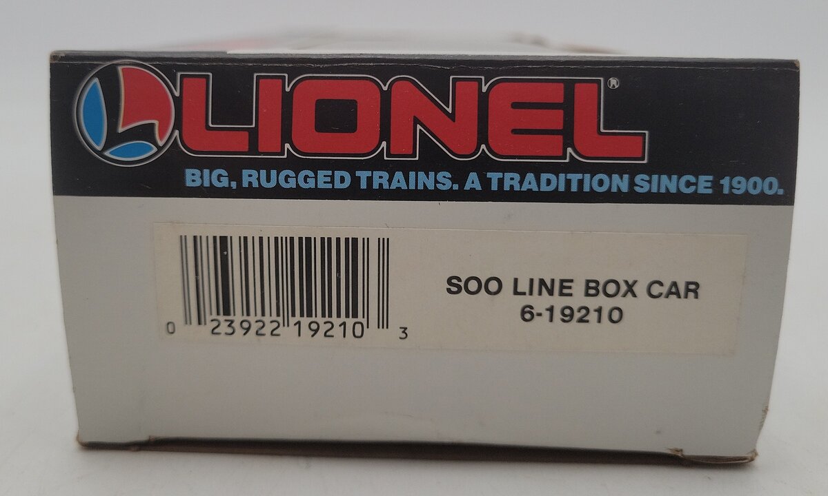 Lionel 6-19210 O Gauge Soo Line Boxcar EX/Box