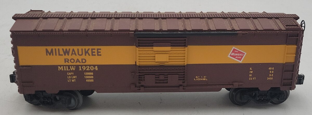 Lionel 6-19204 O Gauge Milwaukee Road Boxcar #19204 EX
