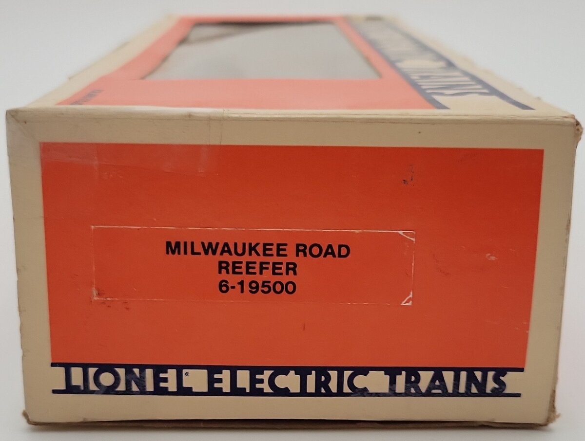 Lionel 6-19500 O Gauge Milwaukee Road Reefer Car #19500 EX/Box