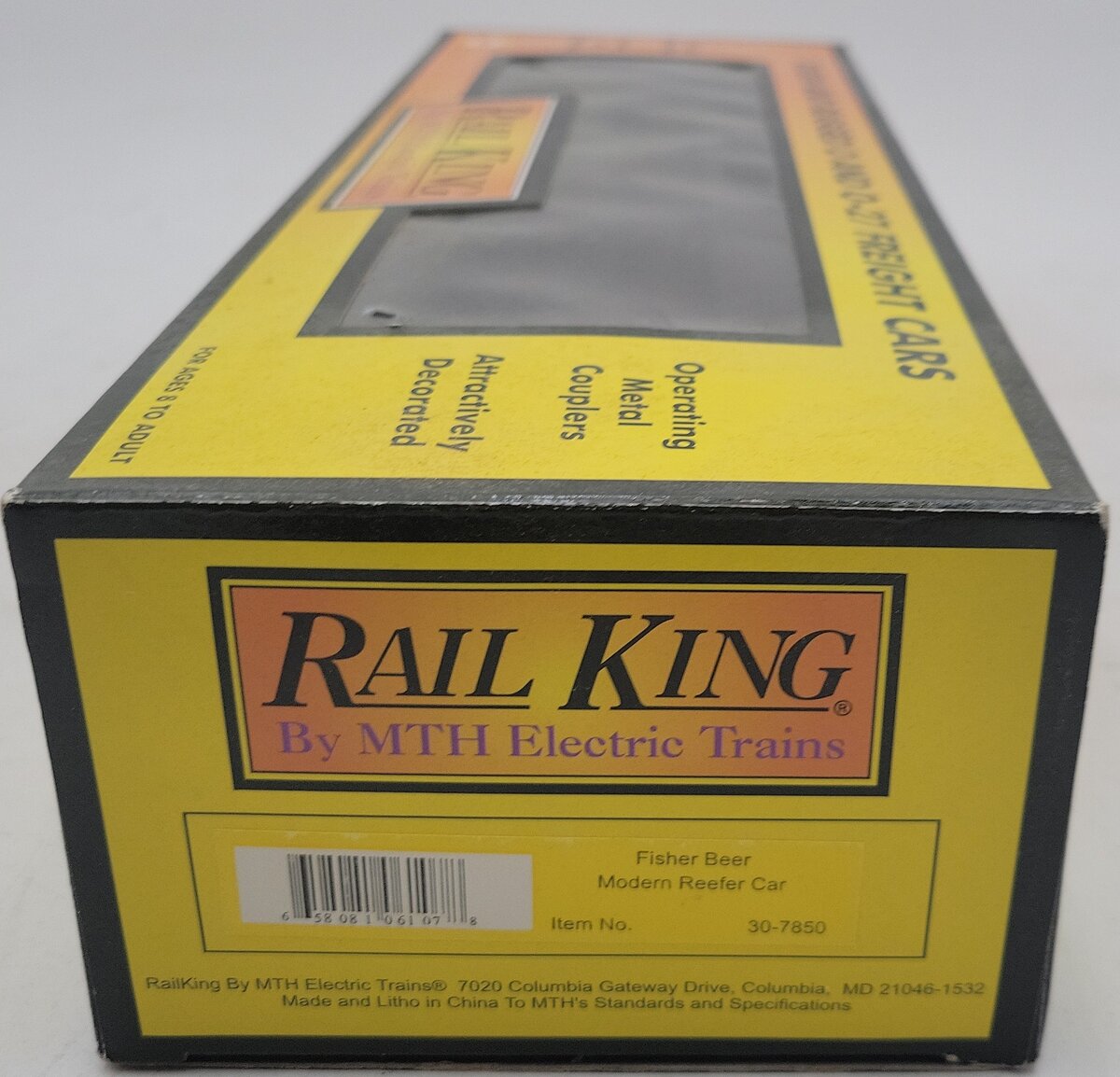 MTH 30-7850 Fisher Beer Modern Refrigerator Car #84120 NIB