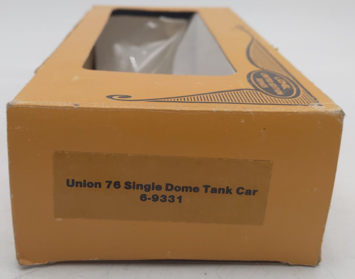 Lionel 6-9331 O Gauge Union 76 Single Dome Tank Car EX/Box