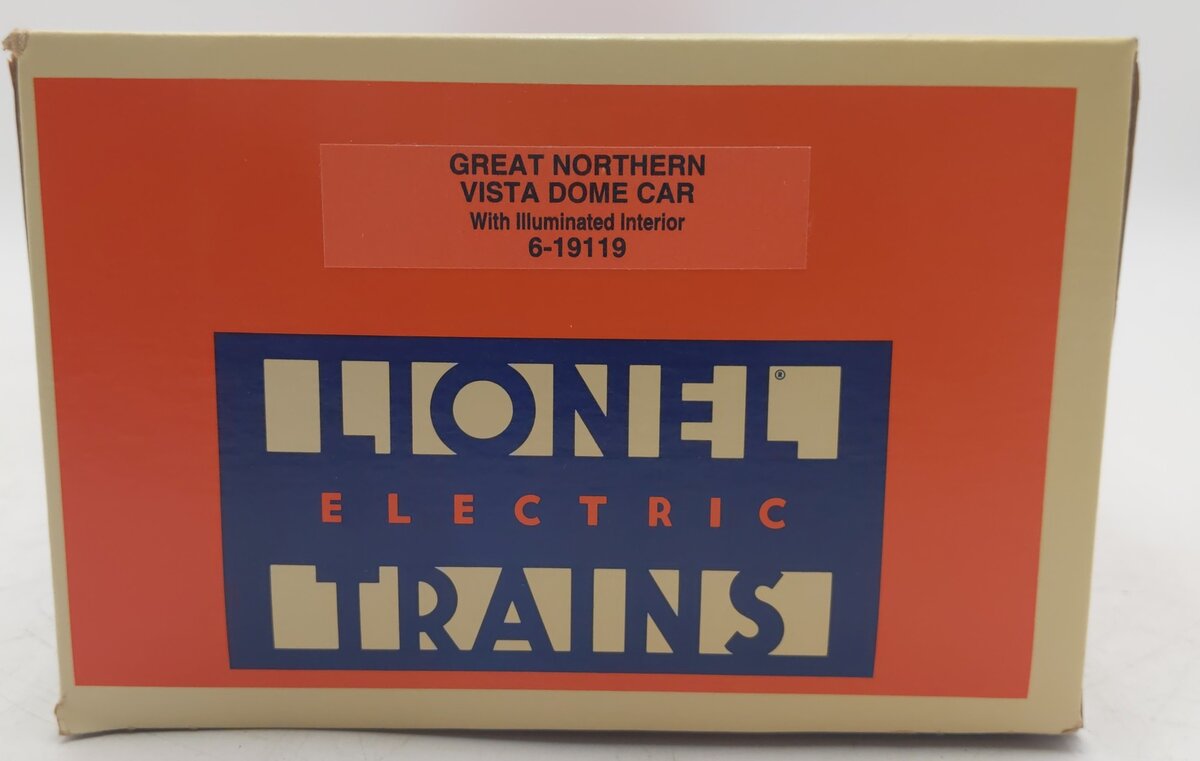 Lionel 6-19119 O Gauge Great Northern Vista Dome Car #1322 VG/Box