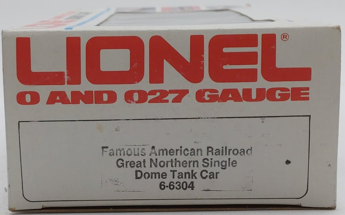 Lionel 6-6304 O Famous American Railroad Great Northern Single Dome Tank Car EX/Box