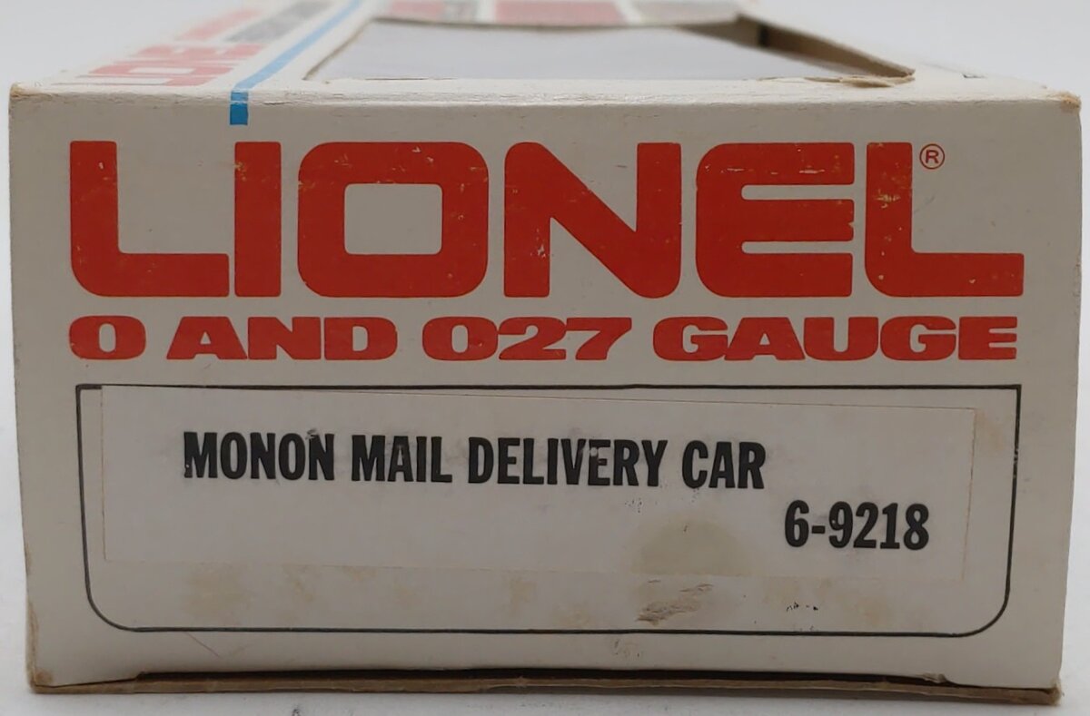 Lionel 6-9218 O Gauge Monon Mail Operating Boxcar EX/Box
