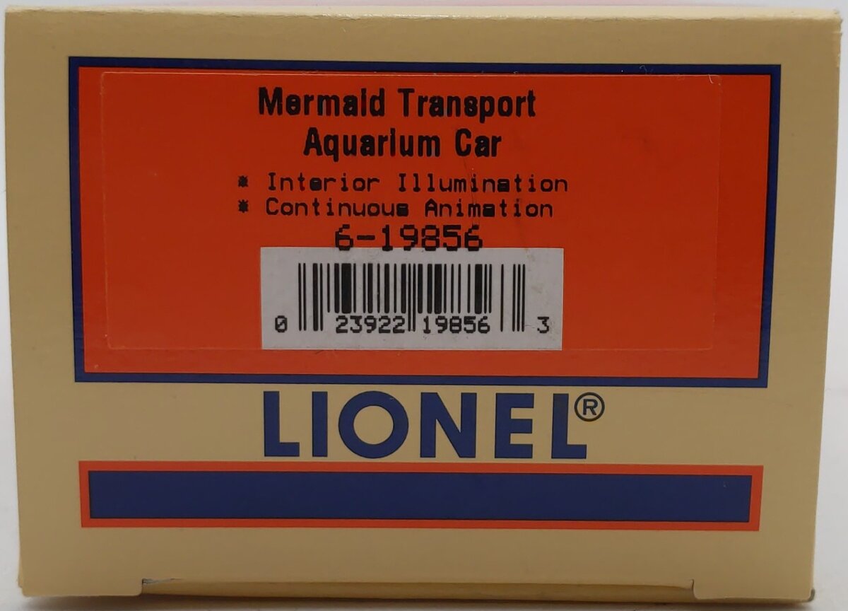 Lionel 6-19856 O Gauge Operating Mermaid Aquarium Car #3435 EX/Box