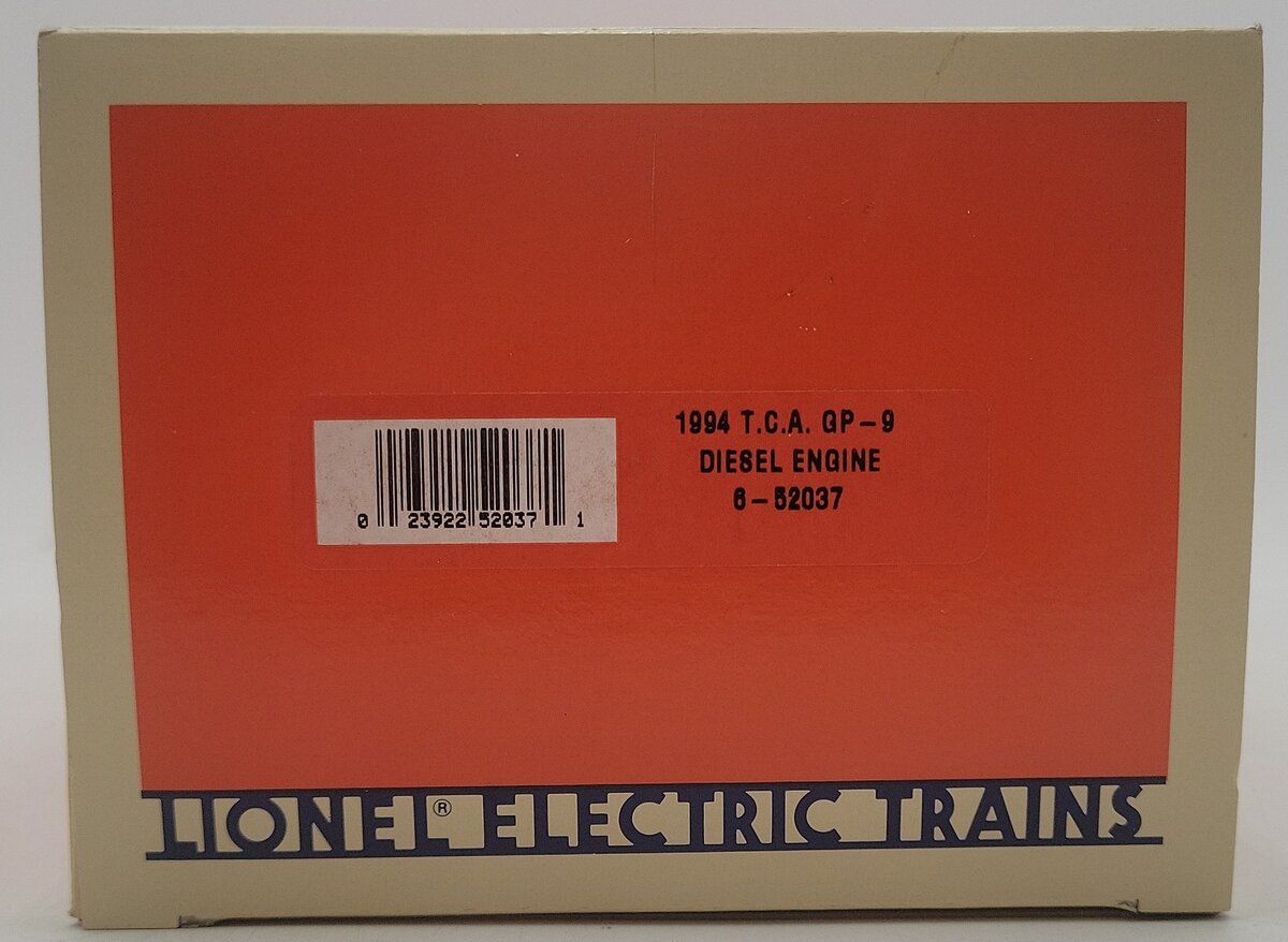 Lionel 6-52037 O Gauge TCA Yorkrail GP-9 Diesel Locomotive #1754 EX/Box