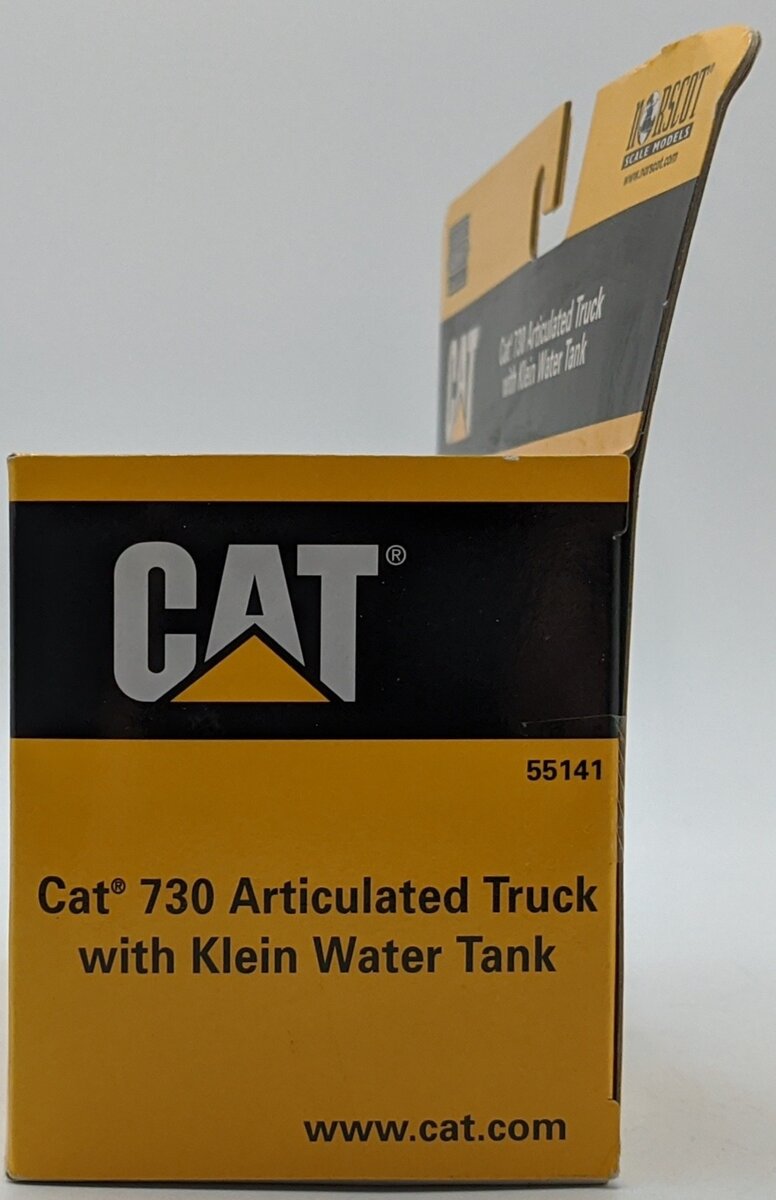 Norscot 55141 1:87 Diecast Caterpillar 730 Articulated Truck w/Klein Water Tank MT/Box