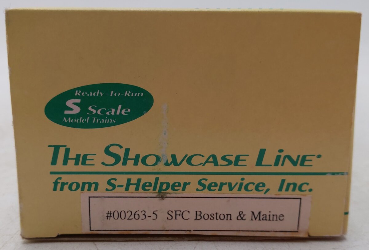 S-Helper 00263-5 S Scale Boston & Maine Standard Flatcar #5202 EX/Box
