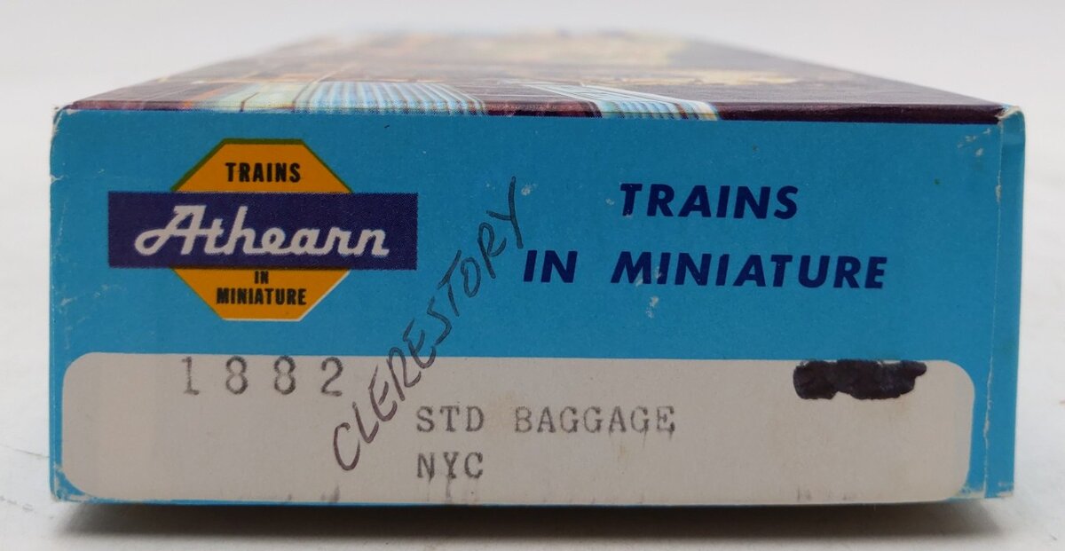 Athearn 1882 HO Scale New York City Std Baggage Car #2072 EX/Box