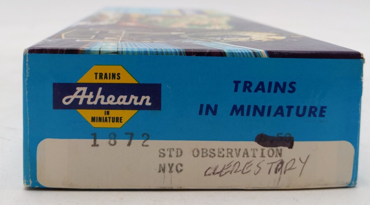 Athearn 1872 HO Scale New York Central STD Observation Kit #1736-Assembled LN/Box