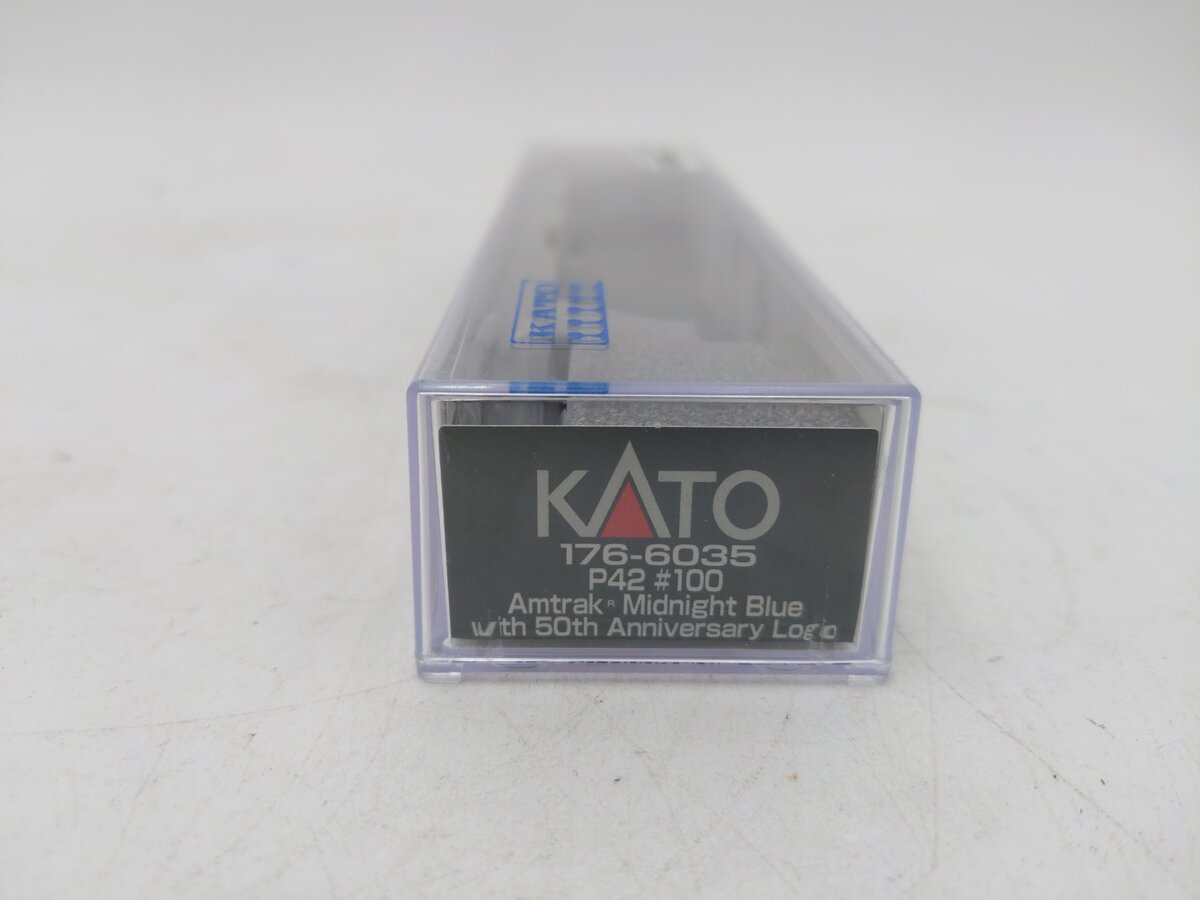 Kato 176-6035 N Amtrak 50th Anniversary Midnight Blue P42 Diesel Locomotive #100 LN/Box