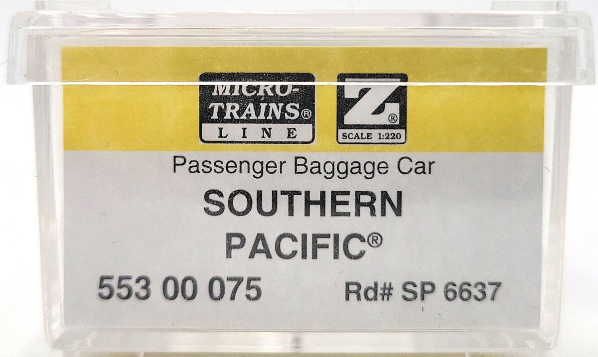 Micro-Trains 55300075 Z Southern Pacific Streamlined P-S SS Baggage Car #66357 LN/Box