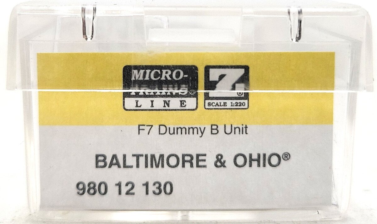 Micro-Trains 98012130 Z Baltimore & Ohio F7 B-Unit Dummy Diesel Locomotive/Box