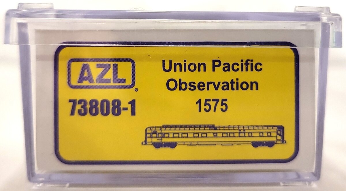 American Z-Line 73808-1 Z Scale Union Pacific Observation Car #1575 LN/Box