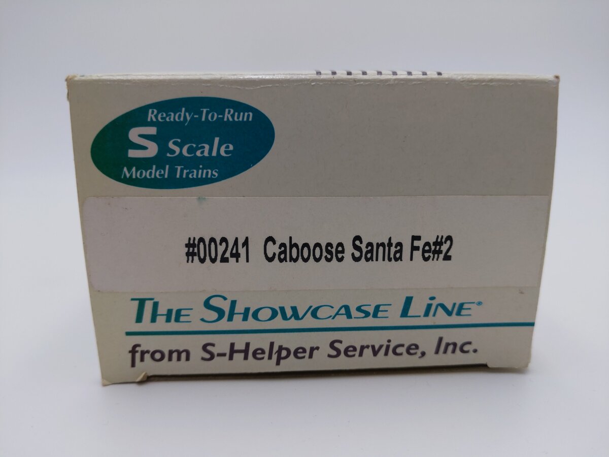 S-Helper Service 00241 S Scale Santa Fe Caboose #999702 LN/Box