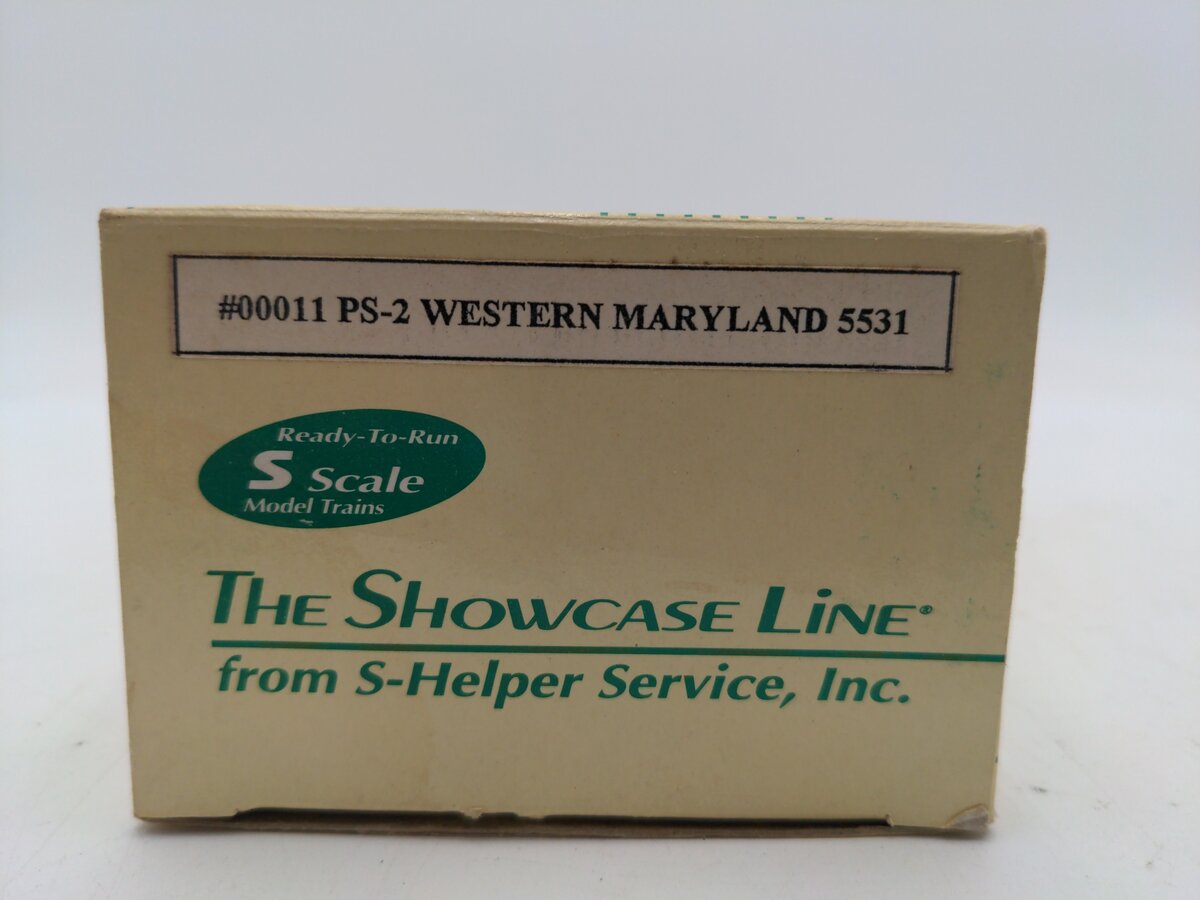 S-Helper 00011 S Gauge Western Maryland PS-2 Hopper #5531 VG/Box