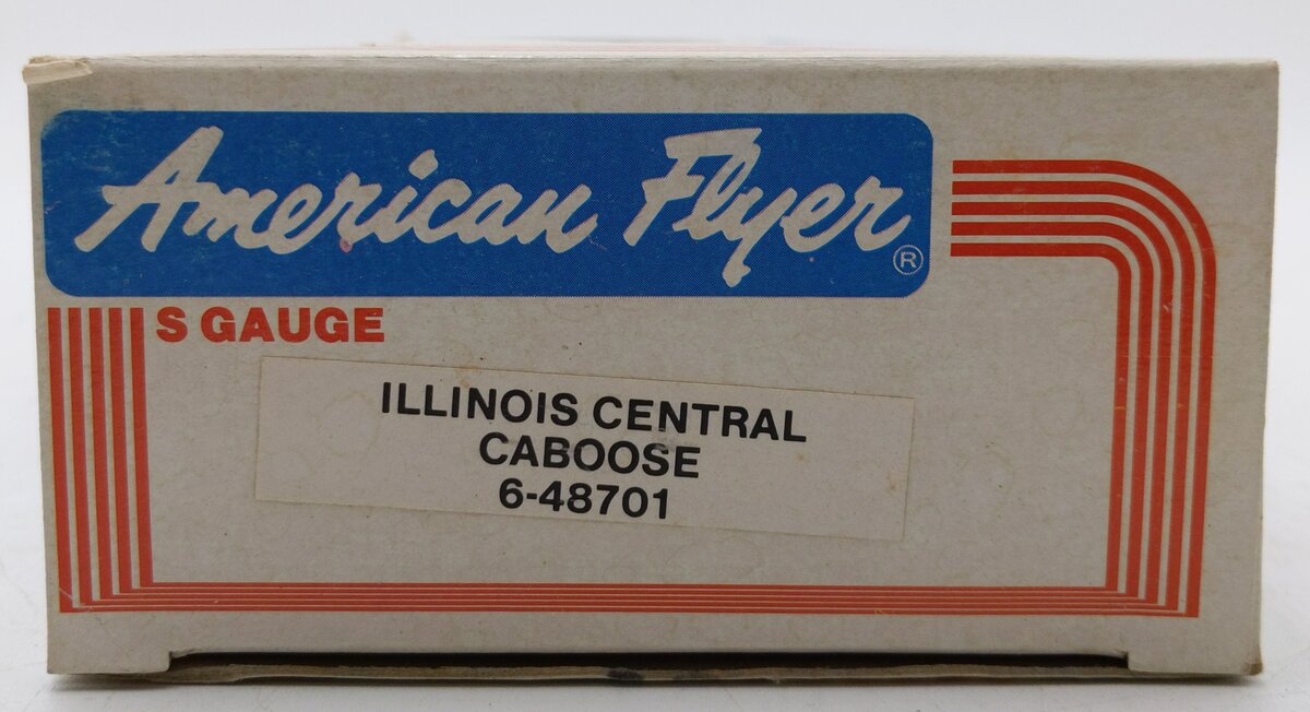 American Flyer 6-48701 S Gauge Illinois Central Gulf Window Caboose EX/Box