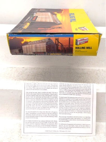 Walthers 933-3250 N Scale Cornerstone Rolling Mill Building Kit EX/Box