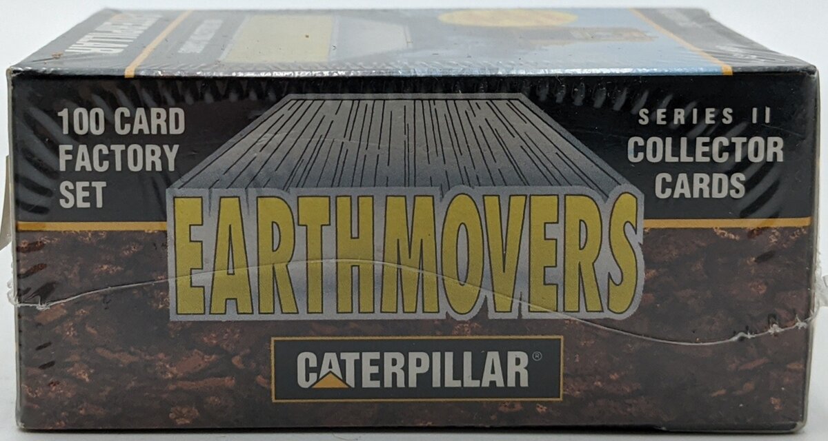 Caterpillar Earthmovers Collector Cards 100 Card Factory Set Series 2 NIB
