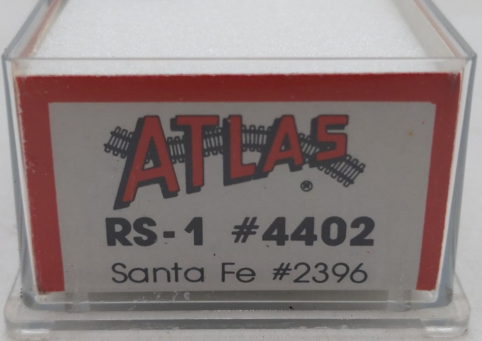 Atlas 4402 N Scale Santa Fe RS-1 Diesel Engine #2396 EX/Box