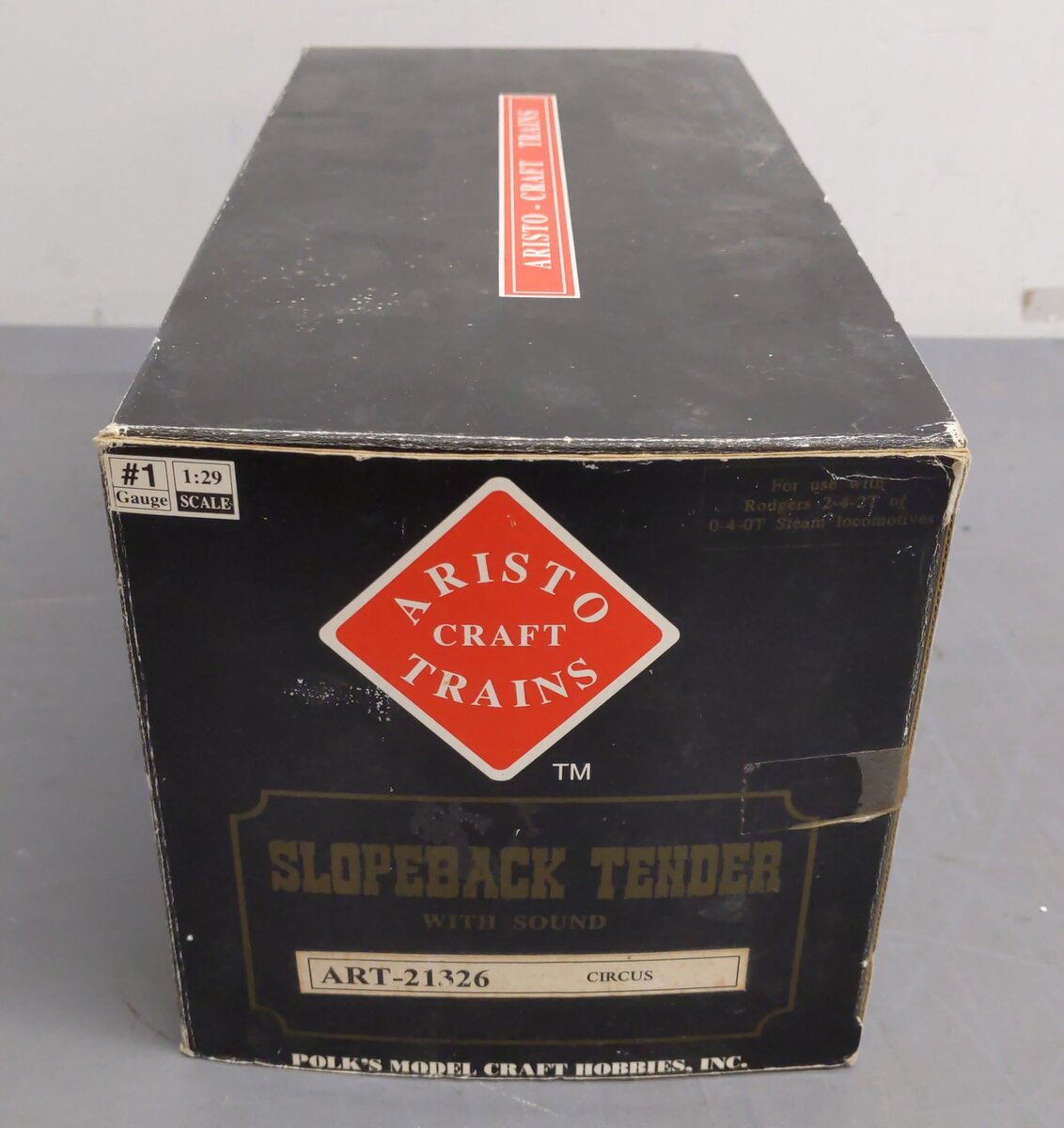 Aristo-Craft 21326 G United-American Circus 0-4-0 Tender VG/Box