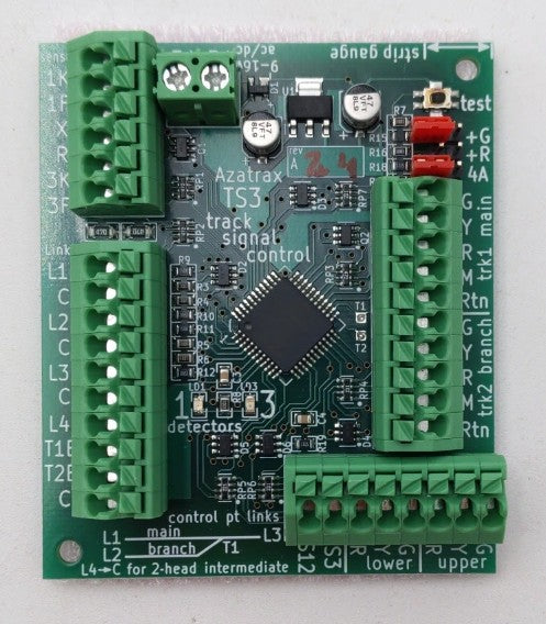 Azatrax TS3 Track Signal Control -Single Track Junction Kit LN
