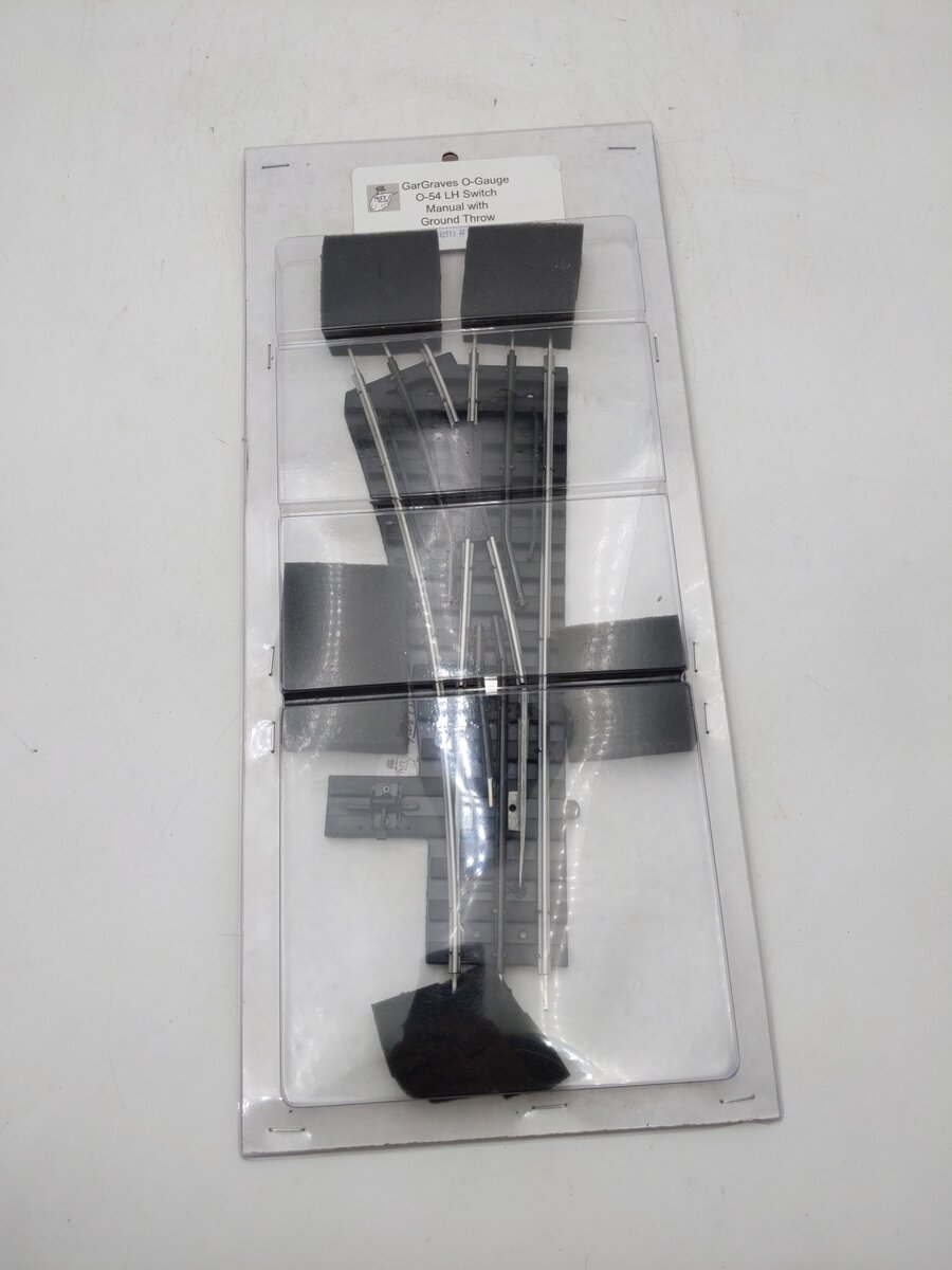 Gargraves 134 O O54 "Phantom" Left Hand Manual Switch Turnout NIB