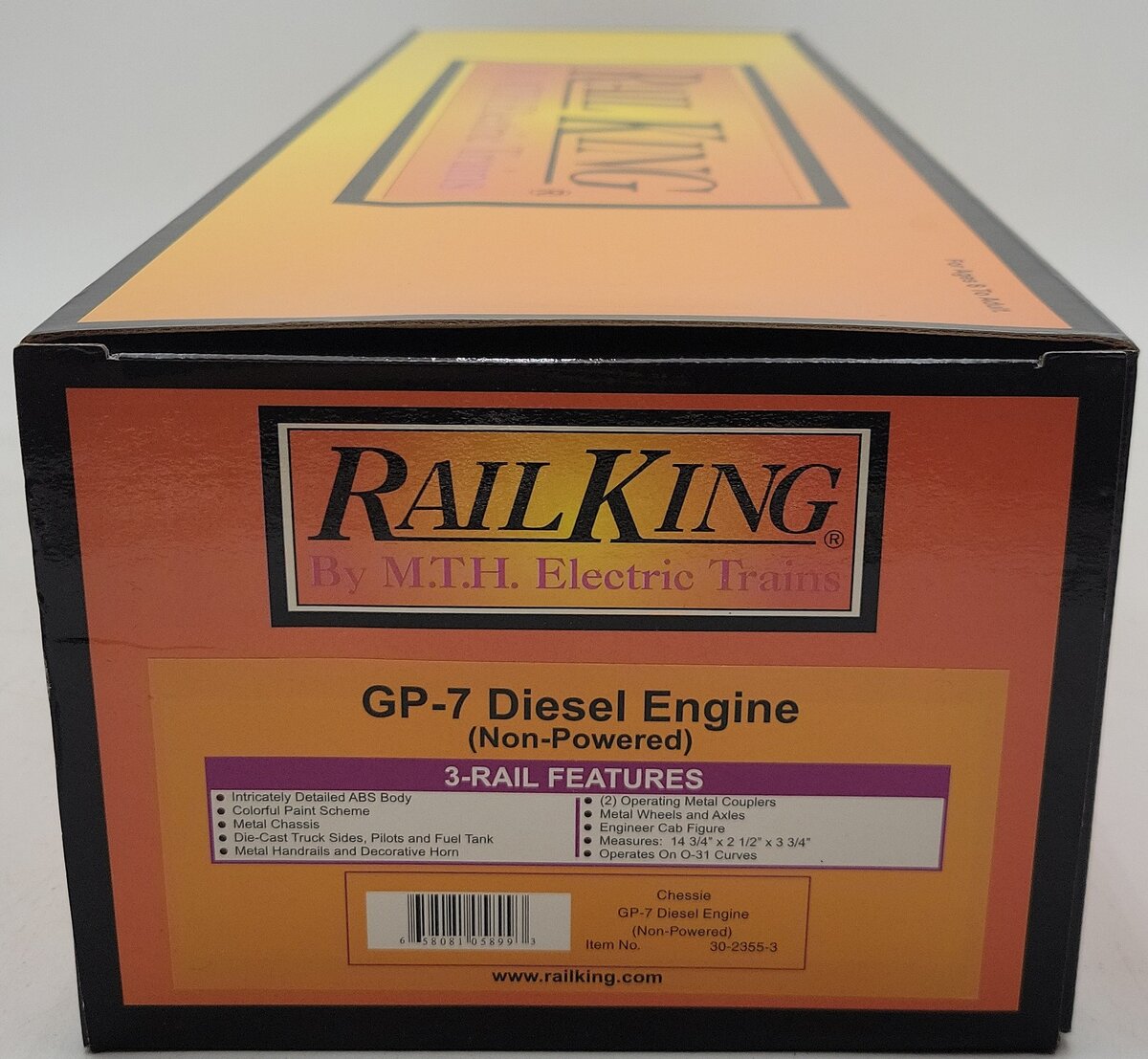 MTH 30-2355-3 Chessie GP-7 Non-Powered Diesel Engine #5606 LN/Box