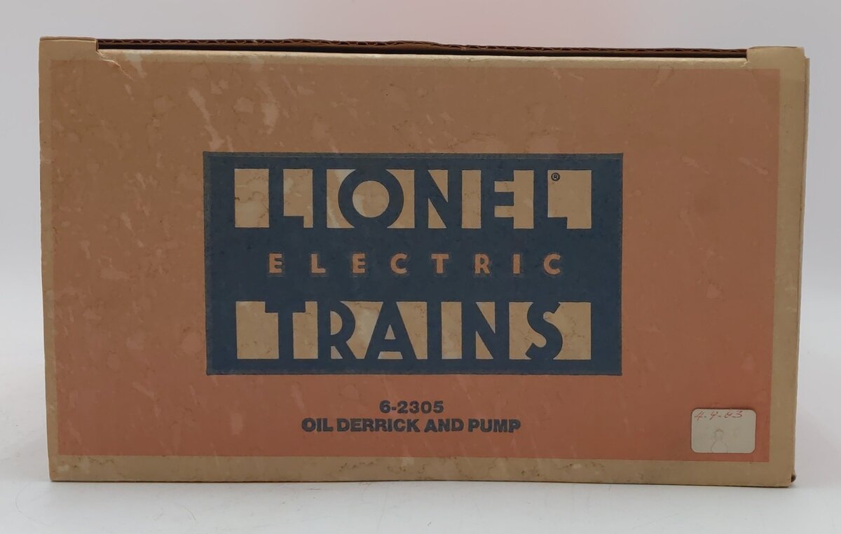 Lionel 6-2305 O Gauge Getty Operating Oil Derrick And Pump LN/Box