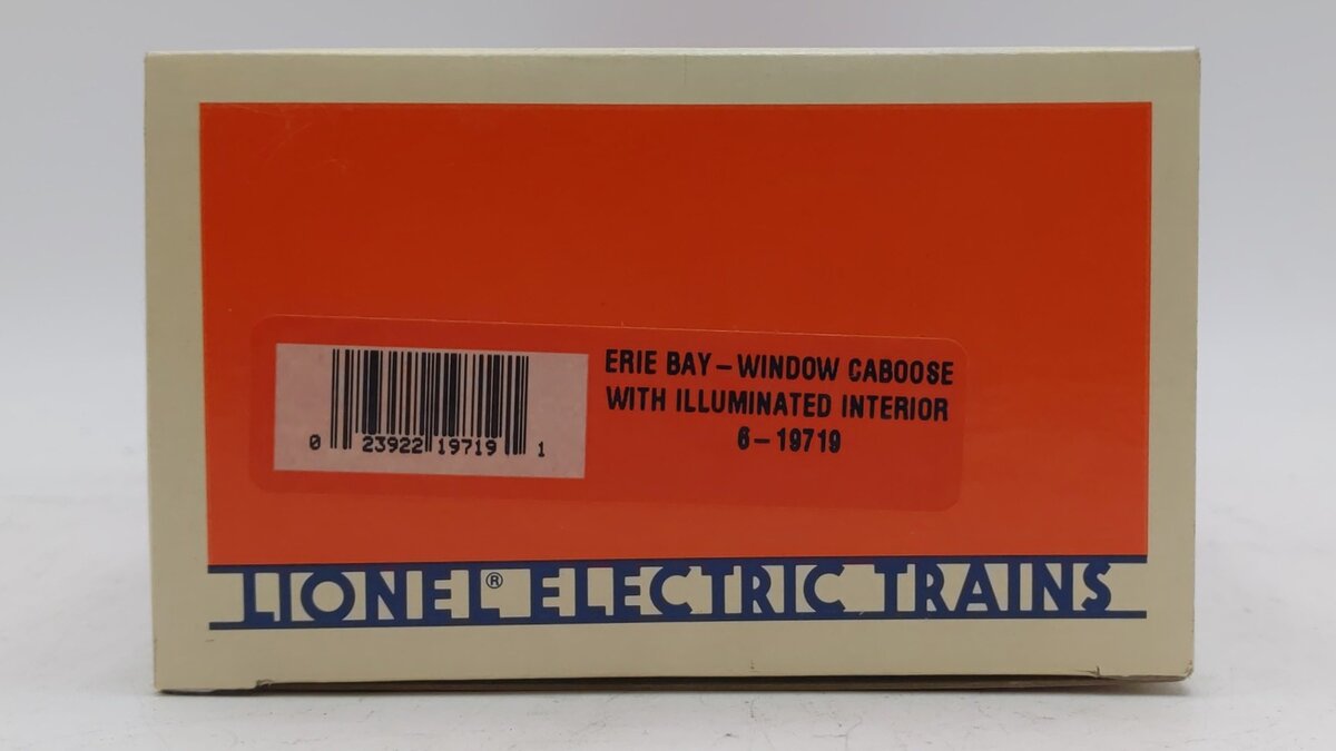 Lionel 6-19719 O Erie Bay Window Caboose W/Illuminated Interior #C-300 NIB