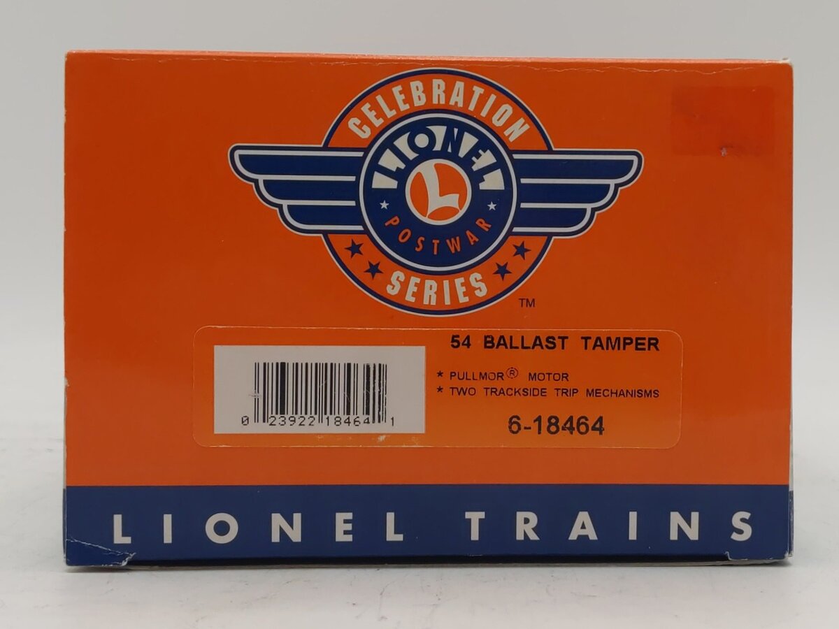 Lionel 6-18464 O Postwar Celebration Series # 54 Ballast Tamper Car NIB