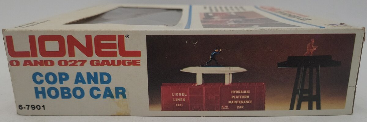 Lionel 6-7901 O Gauge Operating Cop & Hobo Car EX/Box