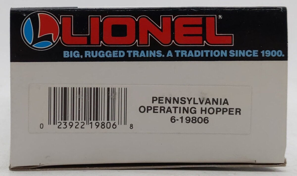 Lionel 6-19806 O Gauge Pennsylvania Operating Hopper #19806 VG/Box