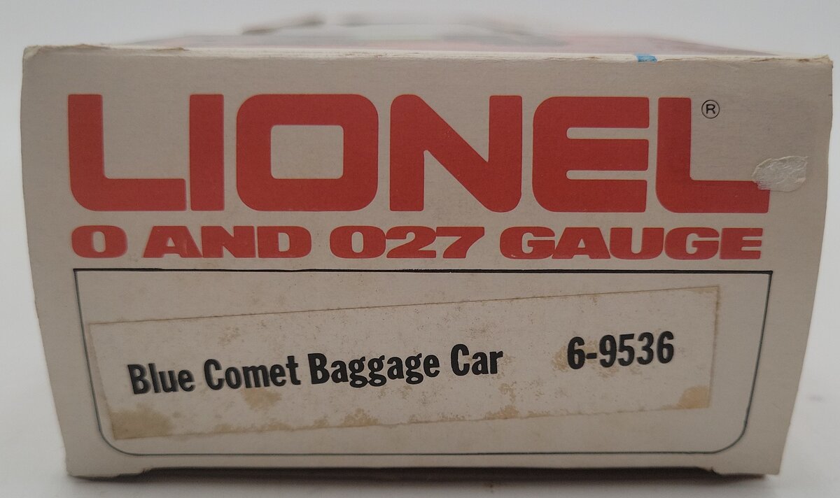 Lionel 6-9536 O Gauge Blue Comet "Barnard" Baggage Car EX/Box