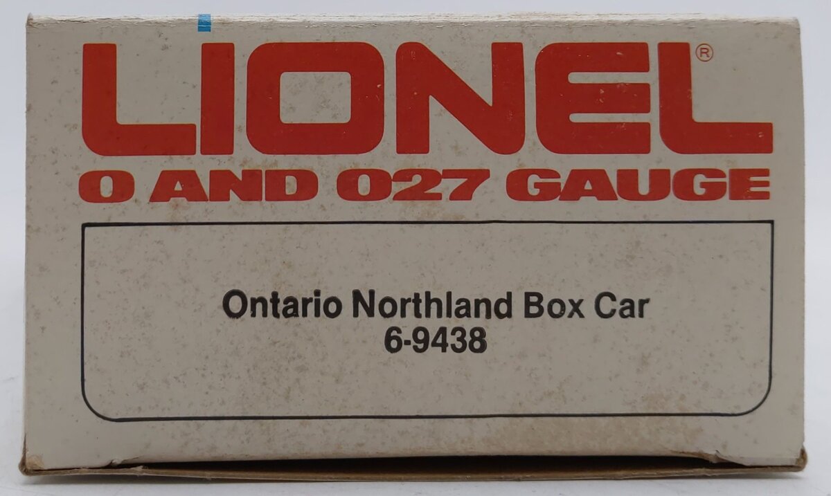 Lionel 6-9438 O Gauge Ontario Northland Box Car NIB
