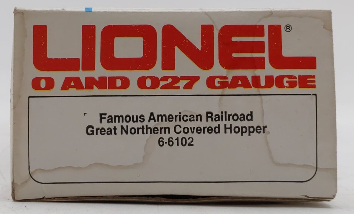 Lionel 6-6102 O Gauge Great Northern 4-Bay Covered Hopper LN/Box