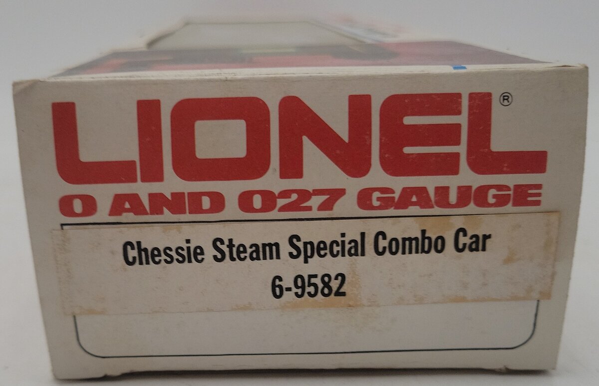 Lionel 6-9582 O Gauge Chessie Steam Special Combination Car #9582 EX/Box