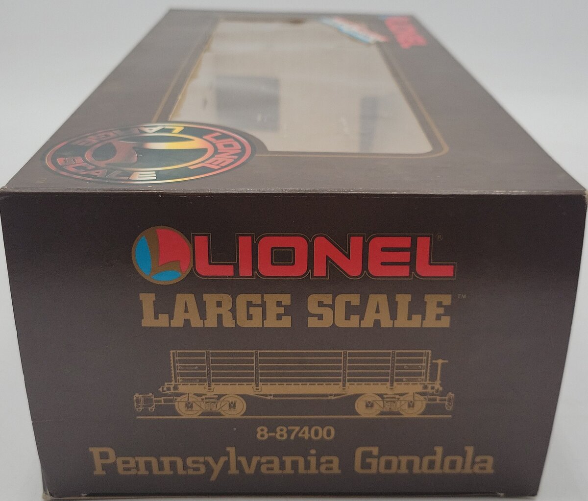 Lionel 8-87400 G Gauge Pennsylvania Gondola #400 EX/Box