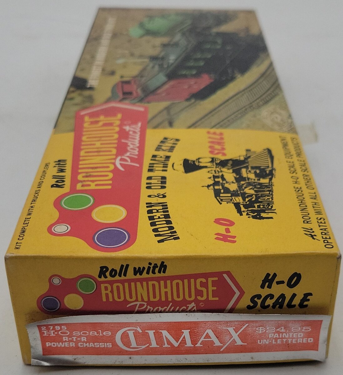 Roundhouse 2795 Vintage HO Climax Steam Locomotive EX/Box