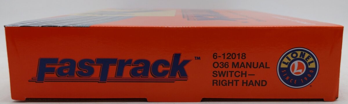 Lionel 6-12018 O-36 Right Hand Manual FasTrack Switch Turnout EX/Box