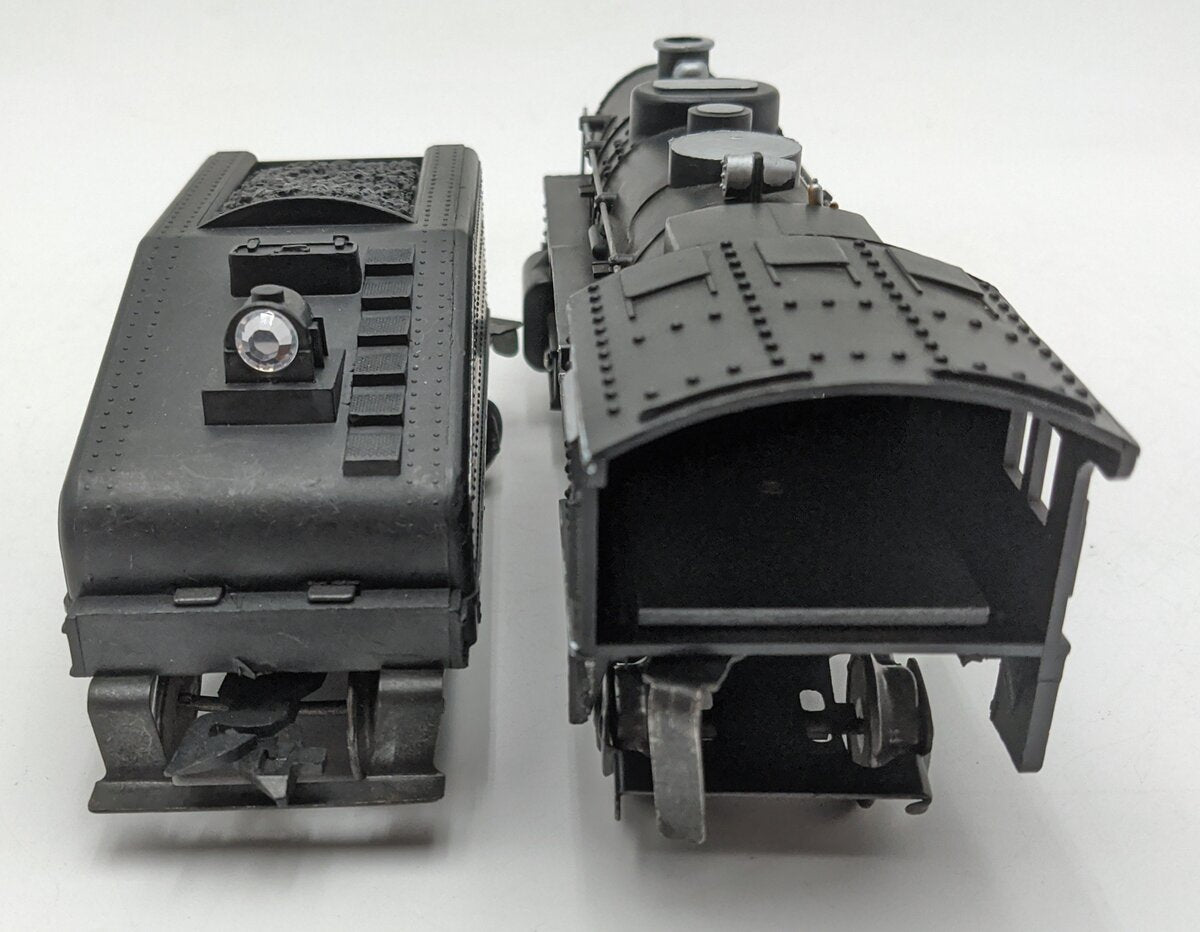 Marx 1666 Vintage O Gauge Penn Central 2-4-2 Steam Locomotive & Tender VG