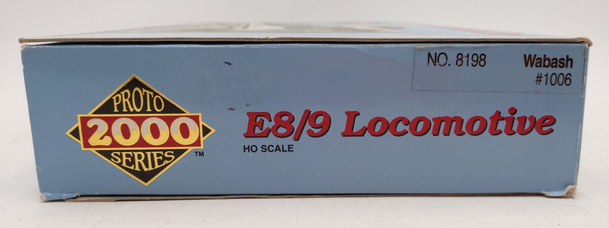 Proto 2000 8198 HO Scale Wabash E8/9 Diesel Locomotive #1006 EX/Box