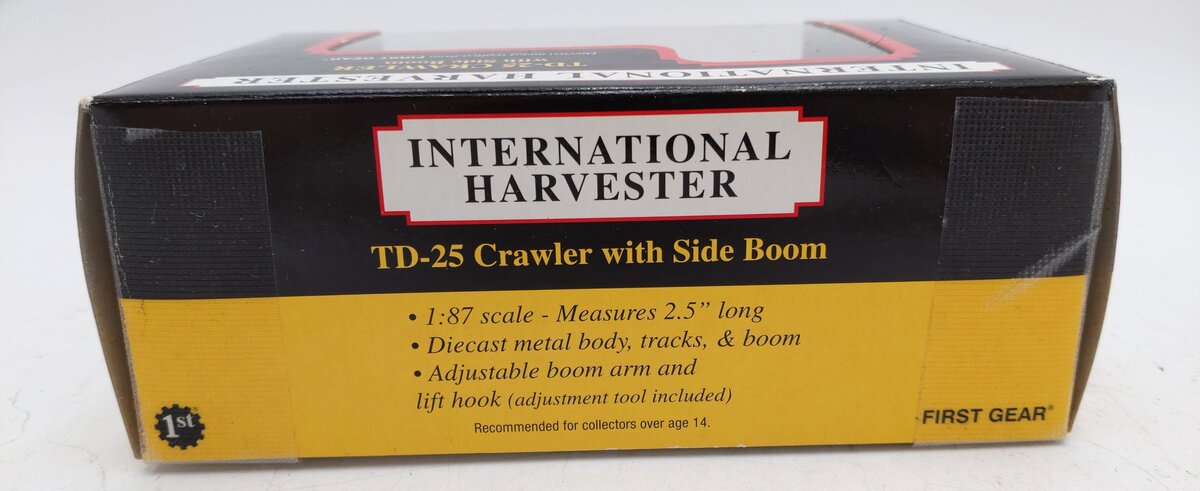 First Gear 80-0317 HO Scale (1:87) International TD-25 Crawler with Side Boom VG/Box
