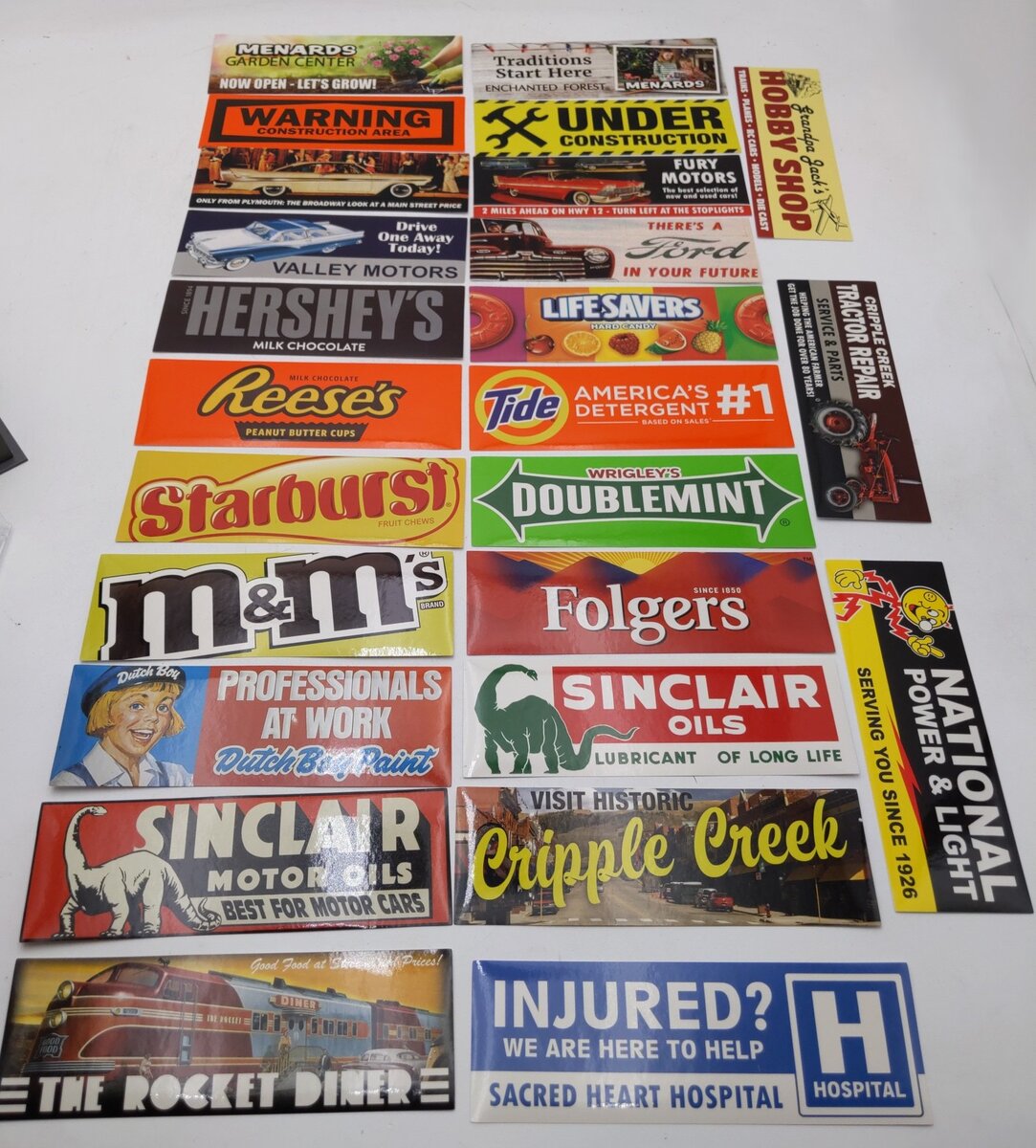 Menards 275-9029 O Gauge Lighted Billboard EX/Box